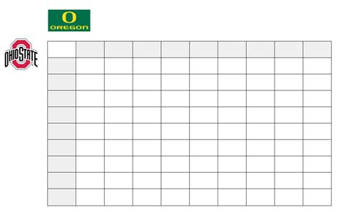 Free Printable Football Squares .